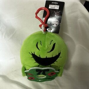 Disney The Nightmare Before Christmas Oogie_Boogie Plush Clip Bag Backpack NEW